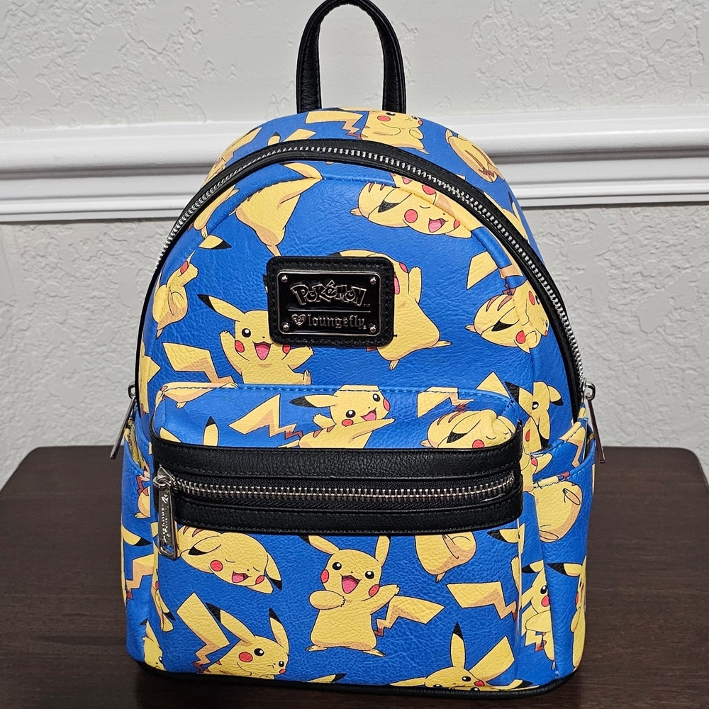 Loungefly Pokémon Blue and Yellow Backpack - Picture 8 of 8